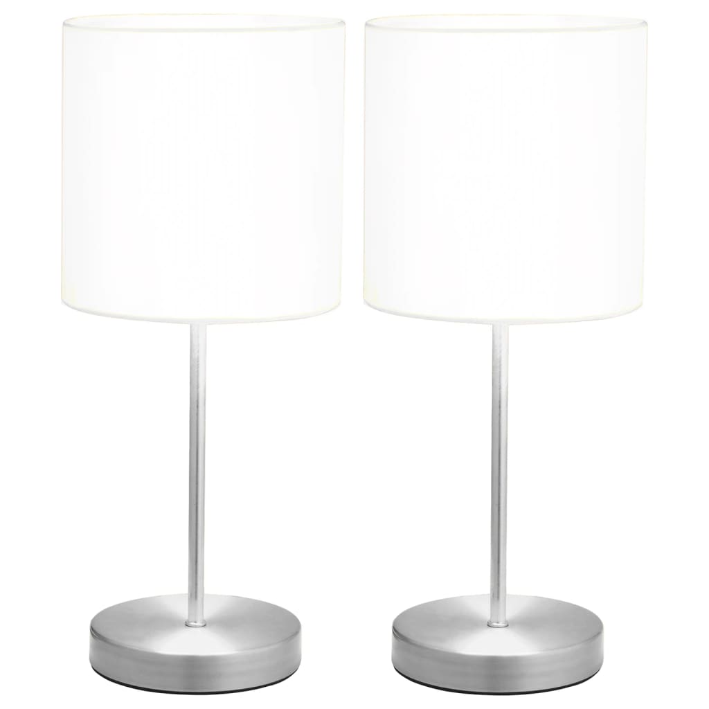 Table Lamps 2 pcs. Touch Sensor White E14