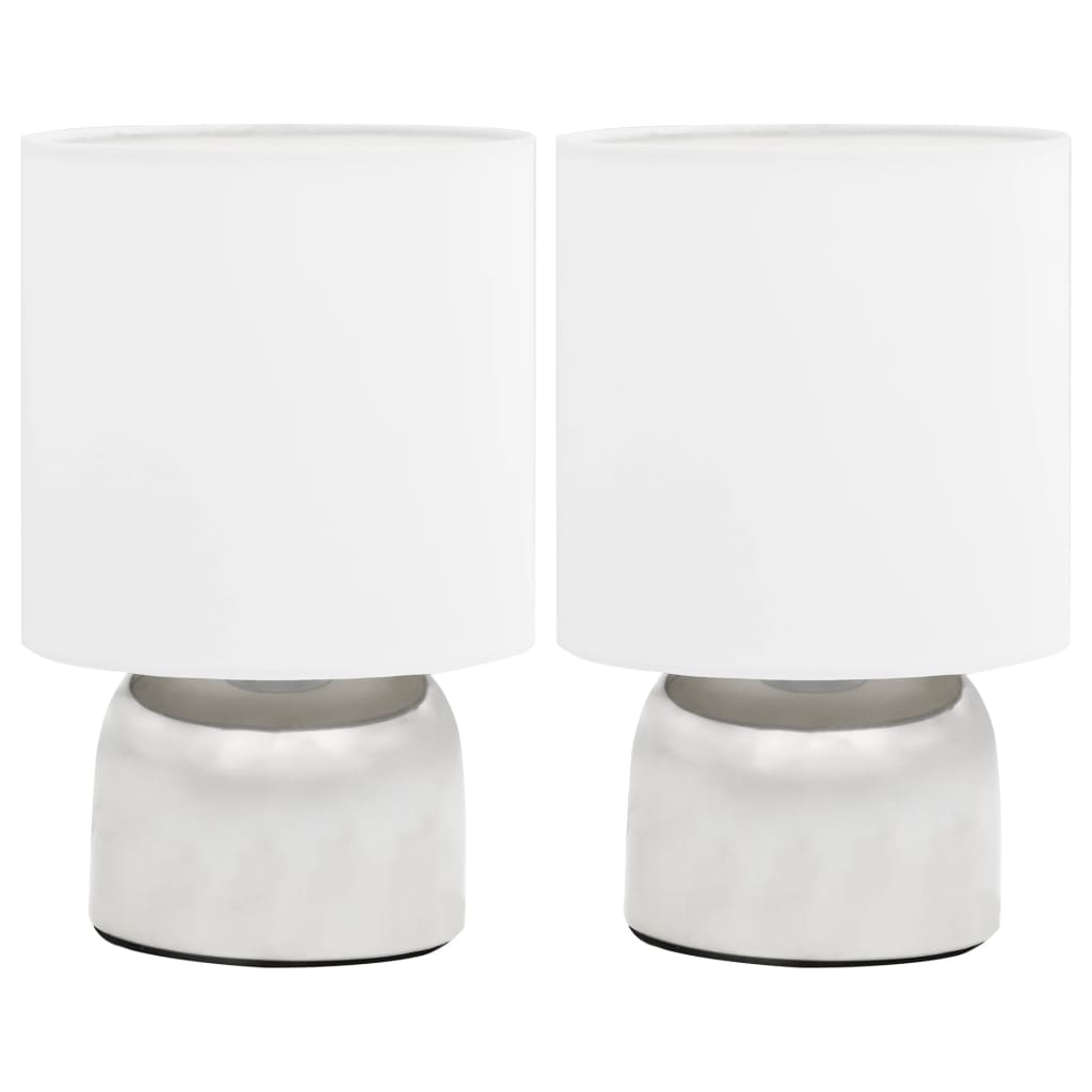 Table Lamps 2 pcs. Touch Sensor White E14