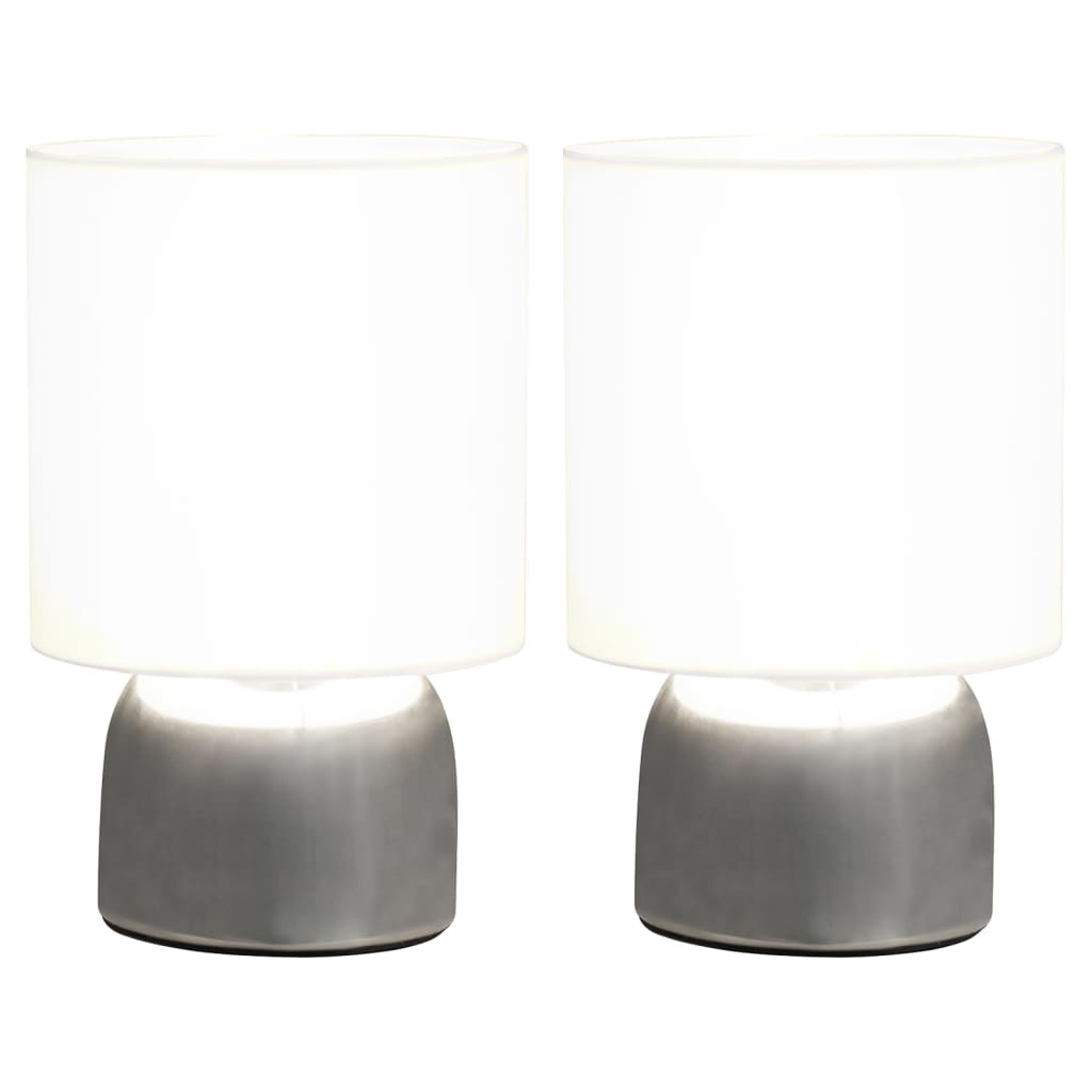 Table Lamps 2 pcs. Touch Sensor White E14