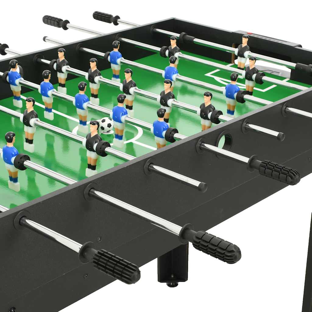 15-in-1 multigame table 121×61×82 cm black