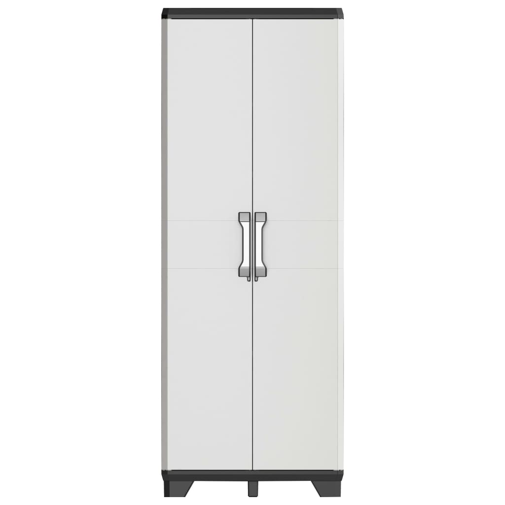 Mehrzweckschrank Gear Schwarz und Grau 182 cm