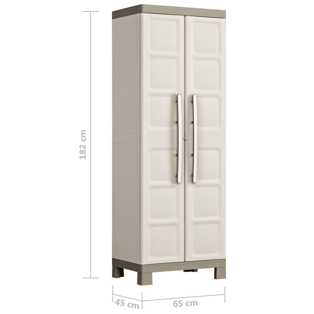 Universal Cabinet Excellence Beige and Taupe 182 cm