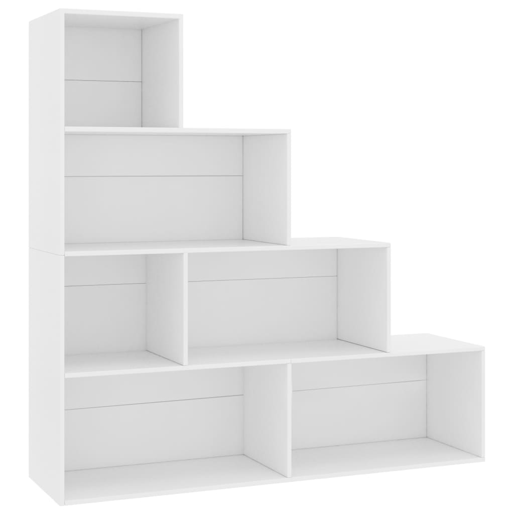 Bookshelf/Room Divider White 155x24x160 cm Wood Material