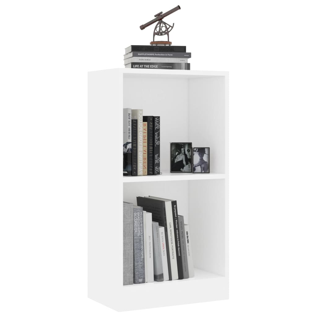 Bücherregal Weiß 40x24x75 cm Holzwerkstoff