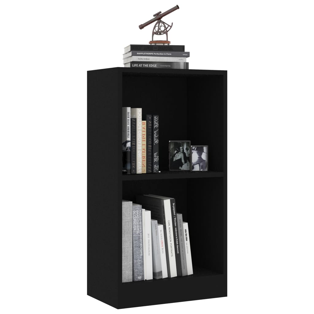 Bookshelf Black 40x24x75 cm Wood Material