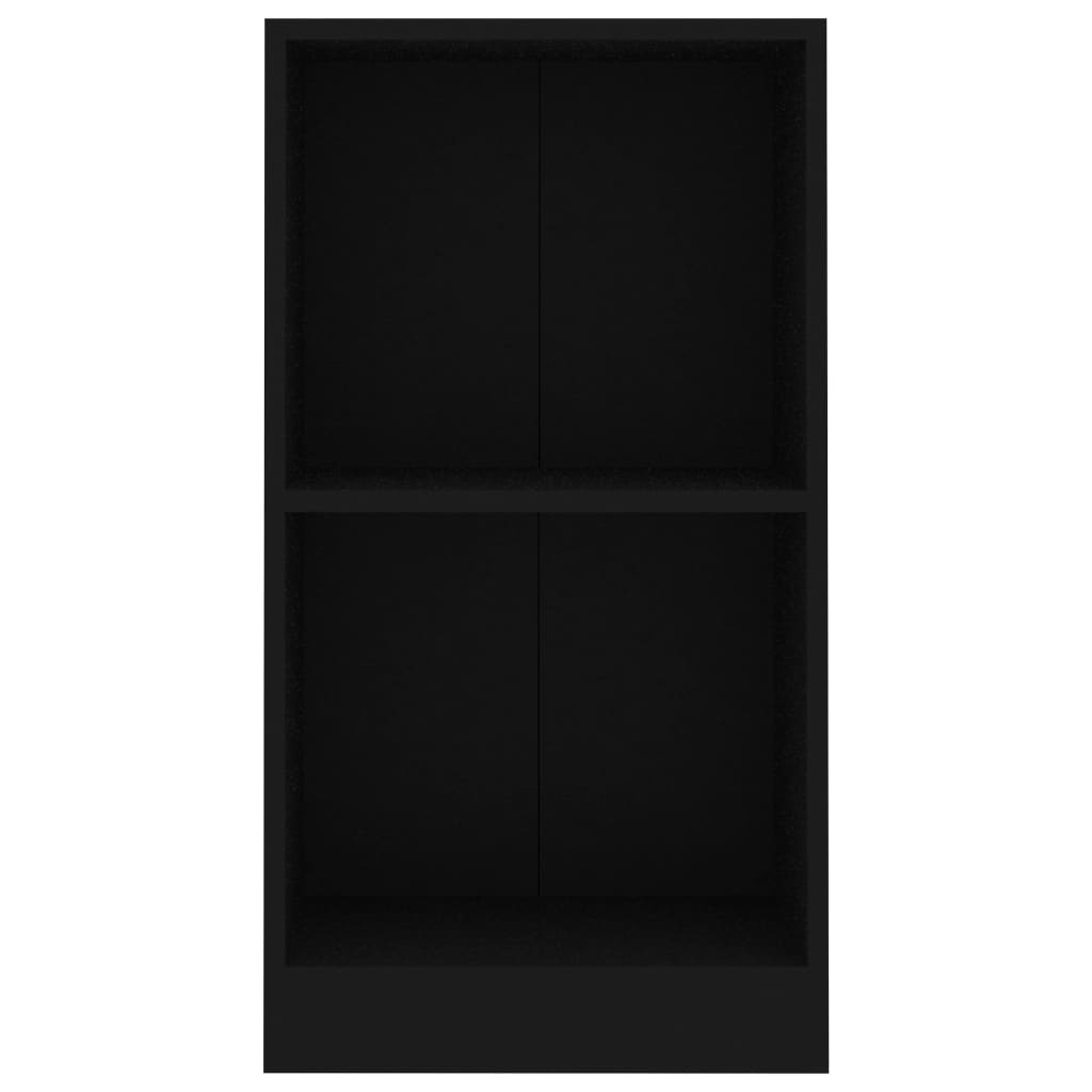 Bücherregal Schwarz 40x24x75 cm Holzwerkstoff