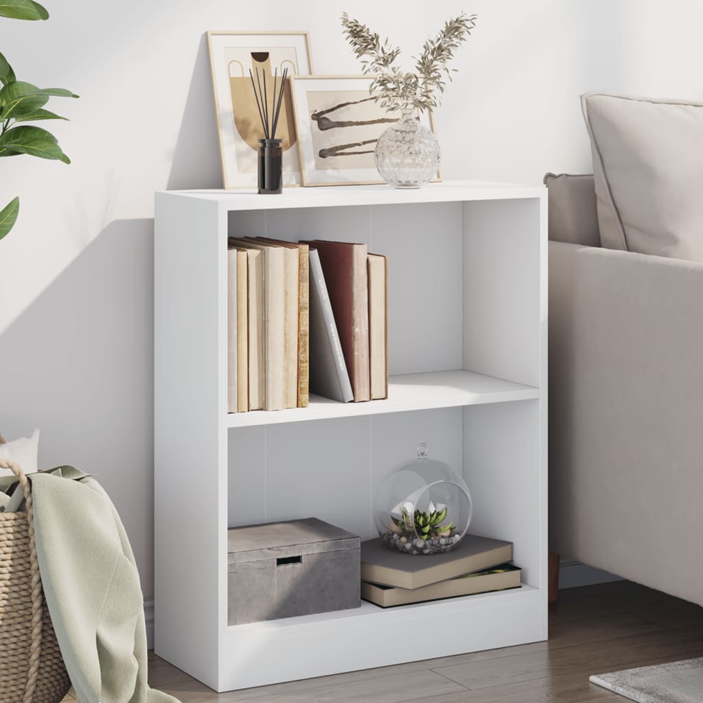 Bookshelf White 60x24x76 cm Wood Material