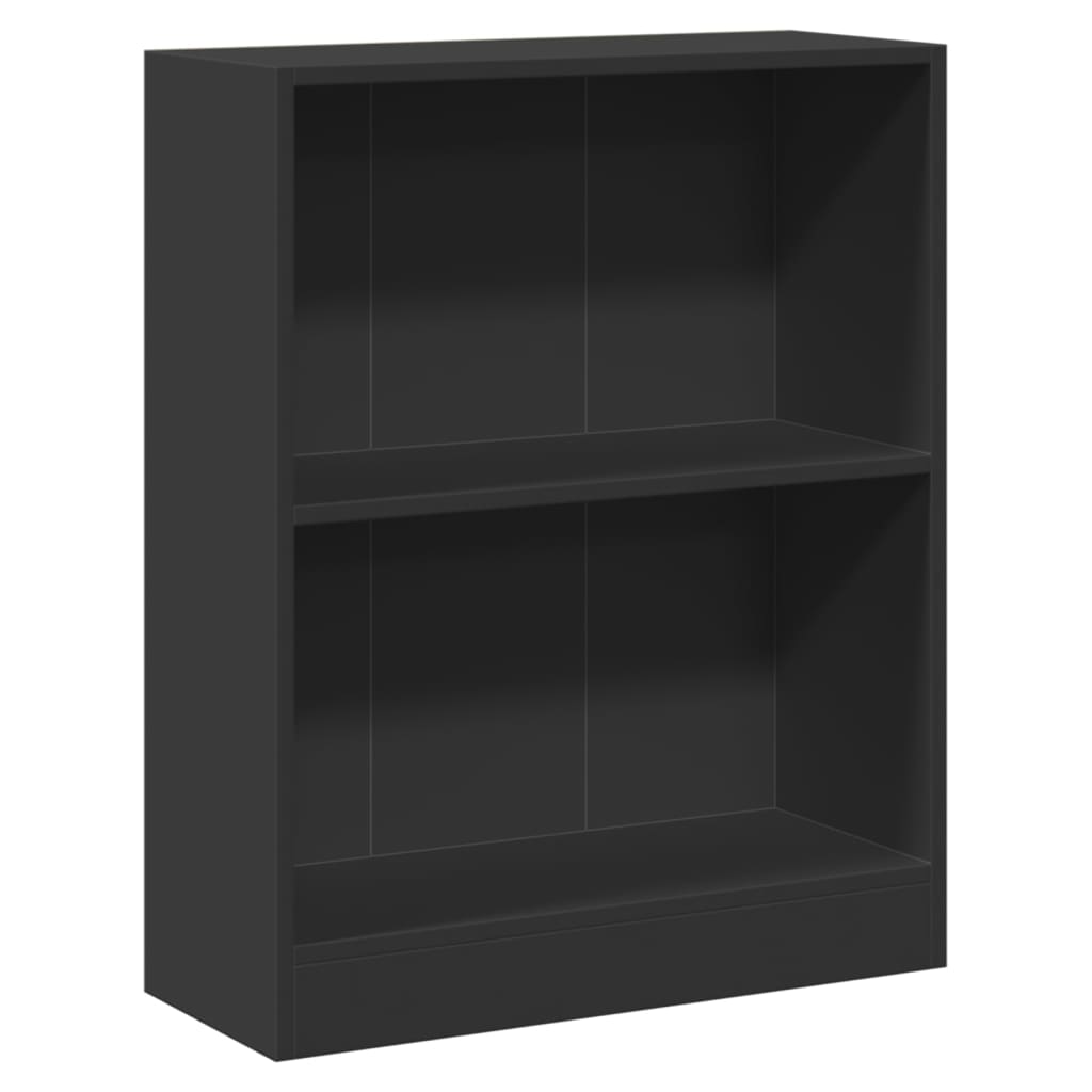 Bookshelf Black 60x24x76 cm Wood Material