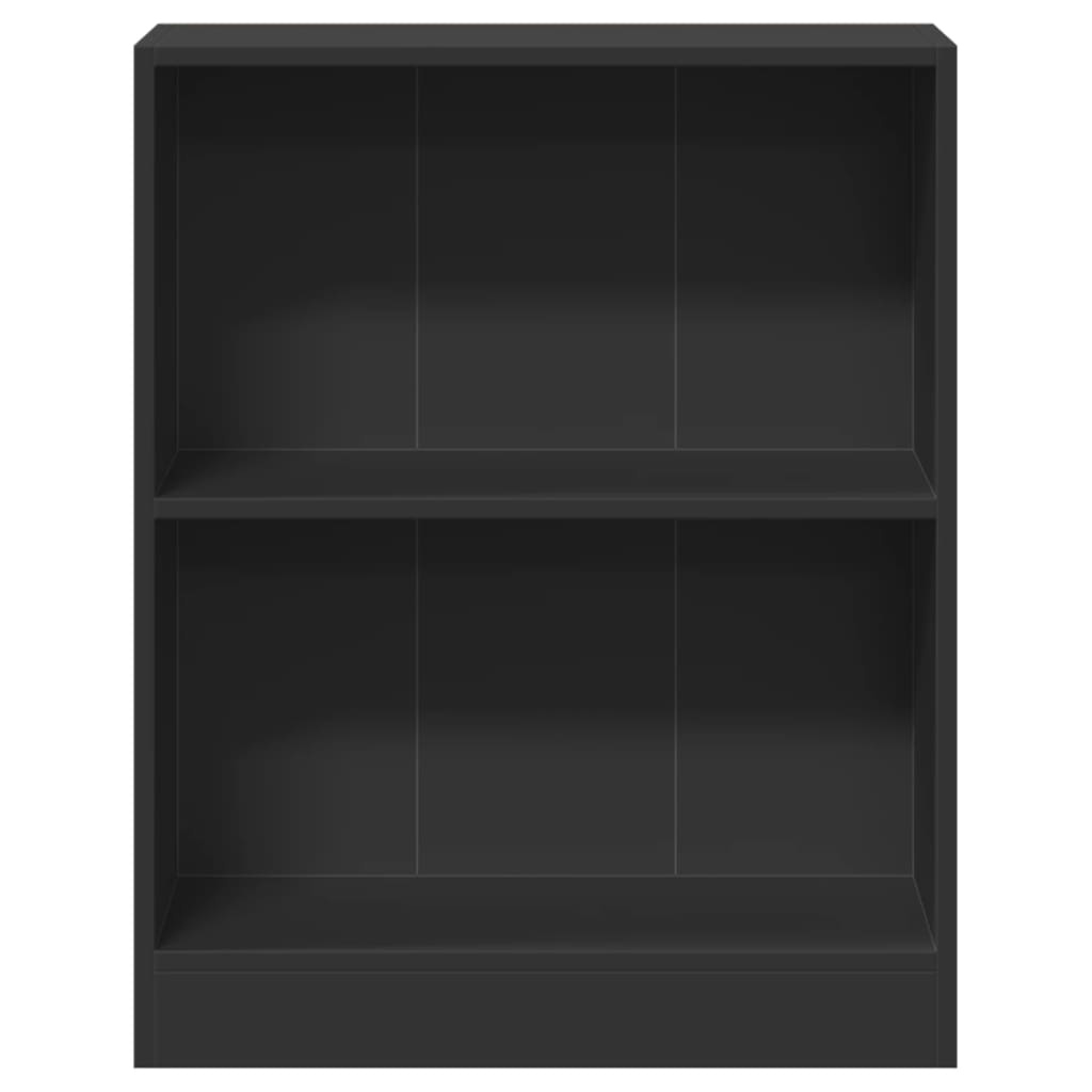 Bookshelf Black 60x24x76 cm Wood Material