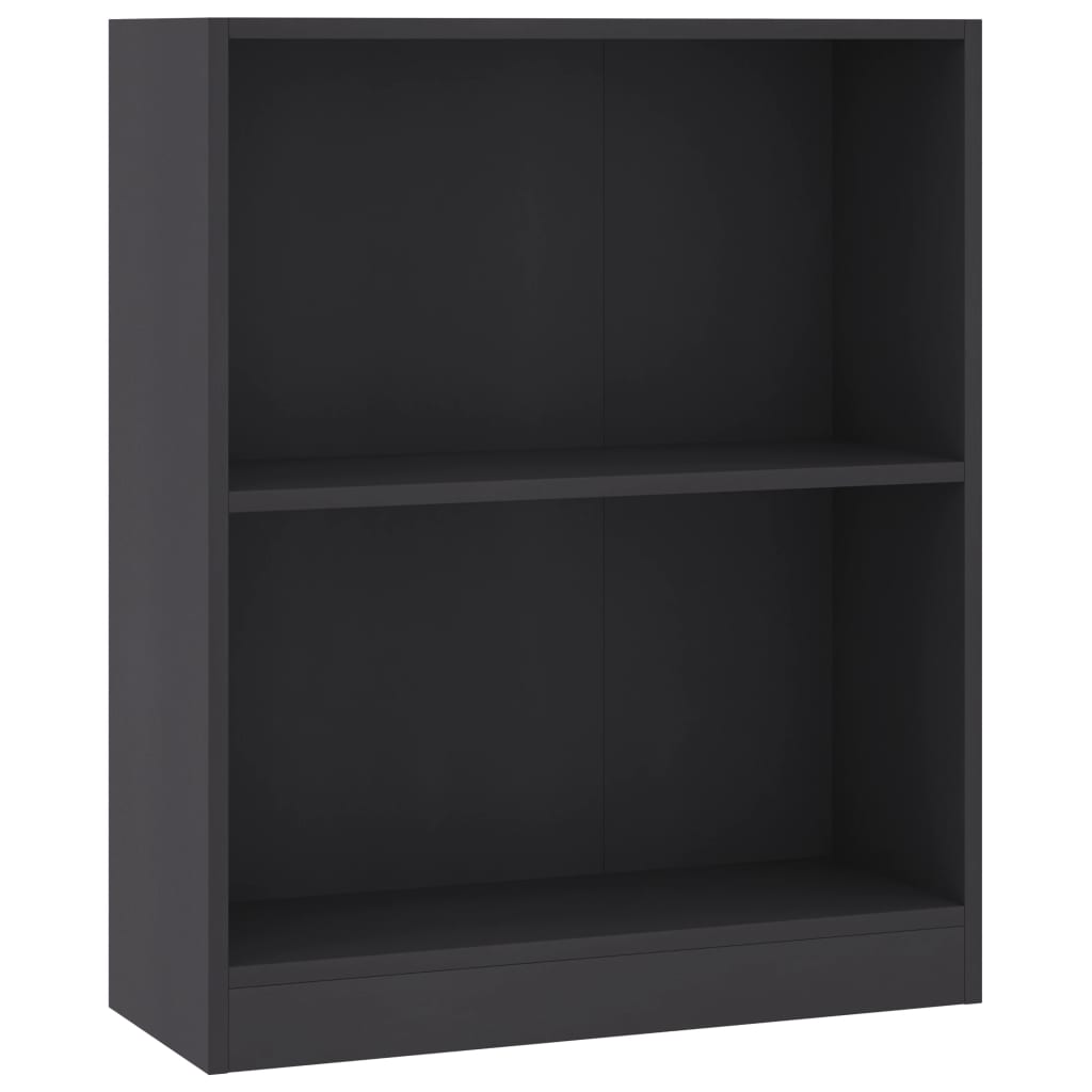 Bookshelf Grey 60x24x76 cm Wood Material