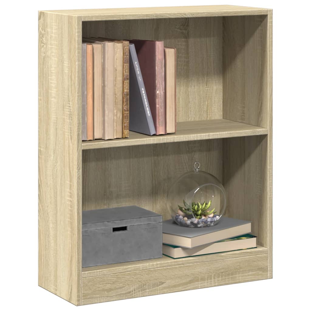 Bücherregal Sonoma-Eiche 60x24x76 cm Holzwerkstoff