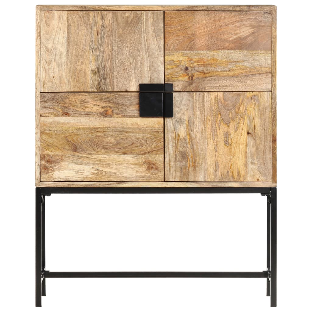 Highboard 80x30x100 cm Massivholz Mango