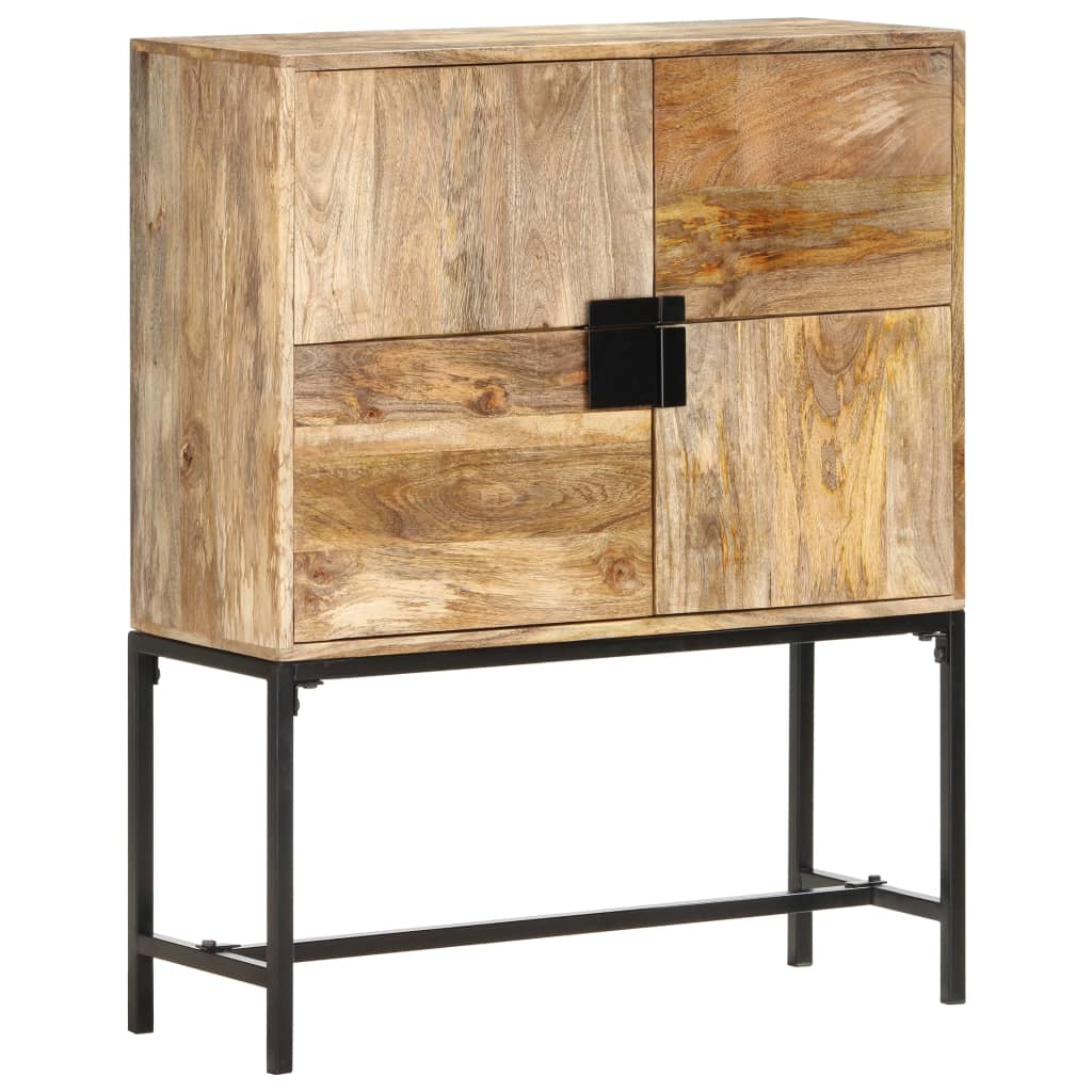 Highboard 80x30x100 cm Massivholz Mango