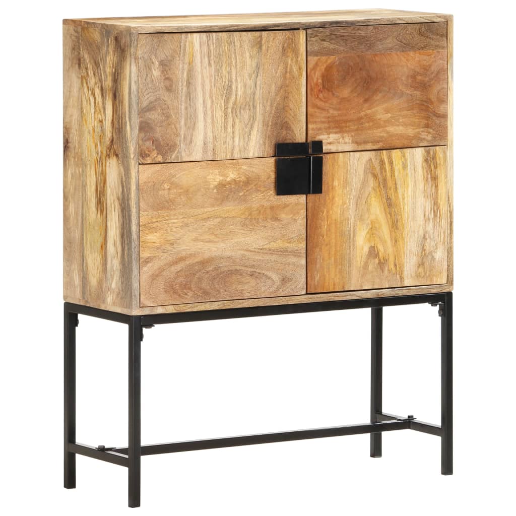 Highboard 80x30x100 cm Massivholz Mango