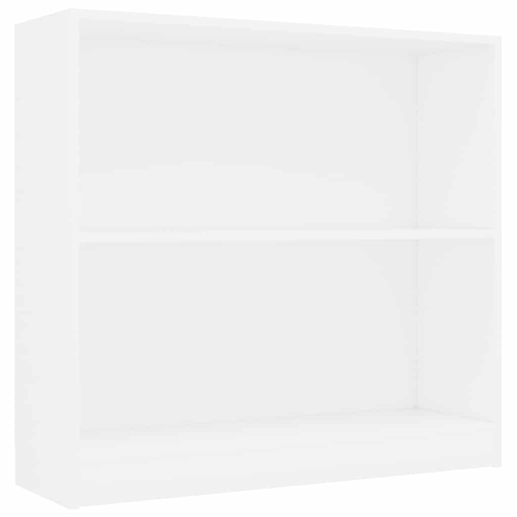 Bücherregal Weiß 80x24x75 cm Holzwerkstoff