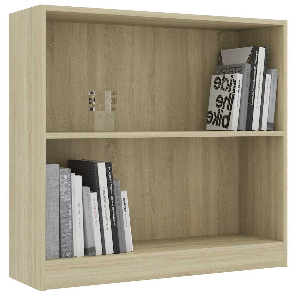 Bücherregal Sonoma-Eiche 80x24x75 cm Holzwerkstoff