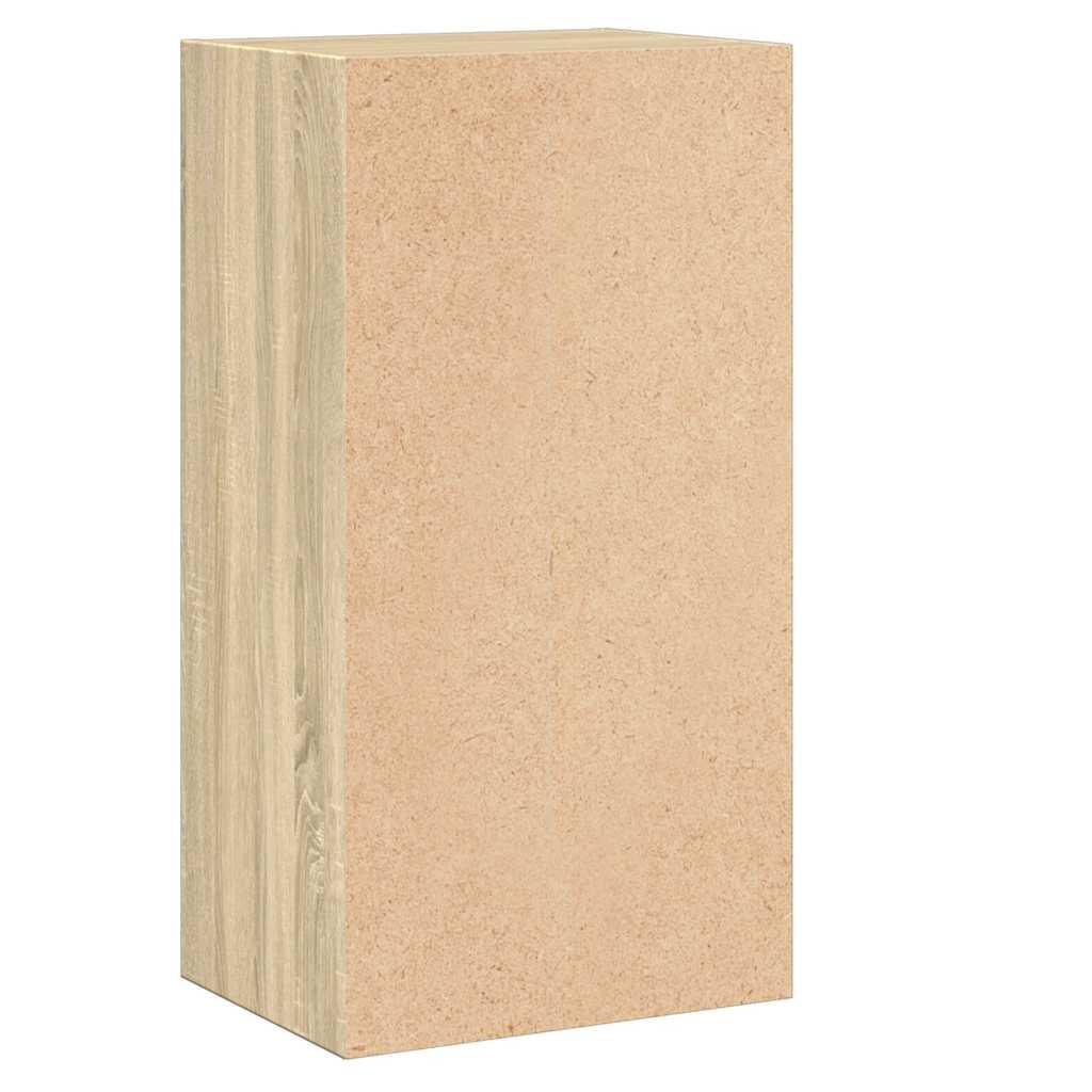 Bücherregal 2 Fächer Sonoma-Eiche 40x30x76,5 cm Holzwerkstoff