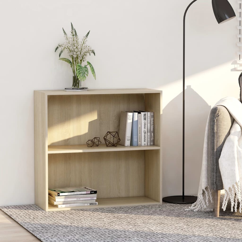 Bookshelf Sonoma Oak 80x30x76.5 cm Wood Material