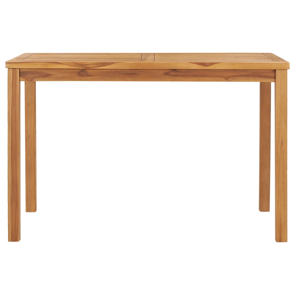 Garten-Esstisch 120x70x77 cm Massivholz Teak