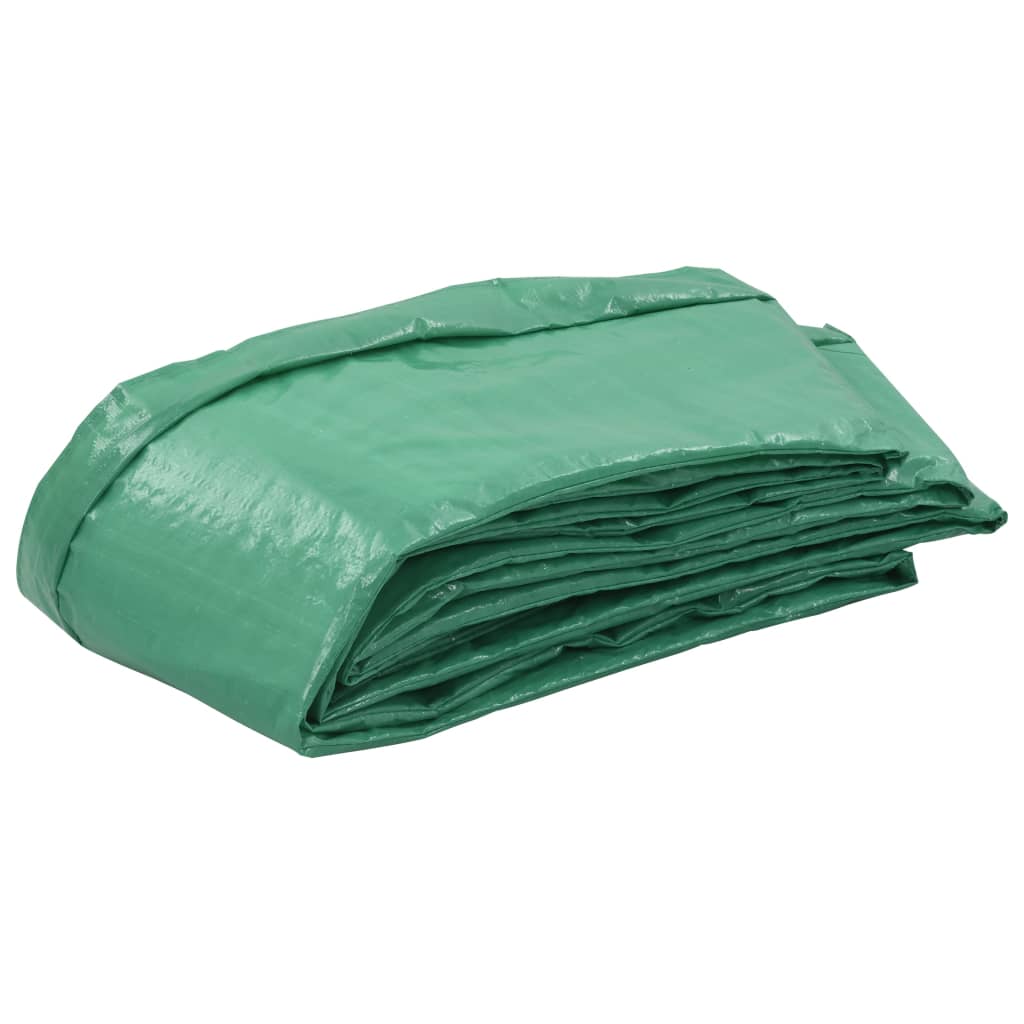 Trampoline Edge Cover PE Green for 3.05 m Round Trampolines