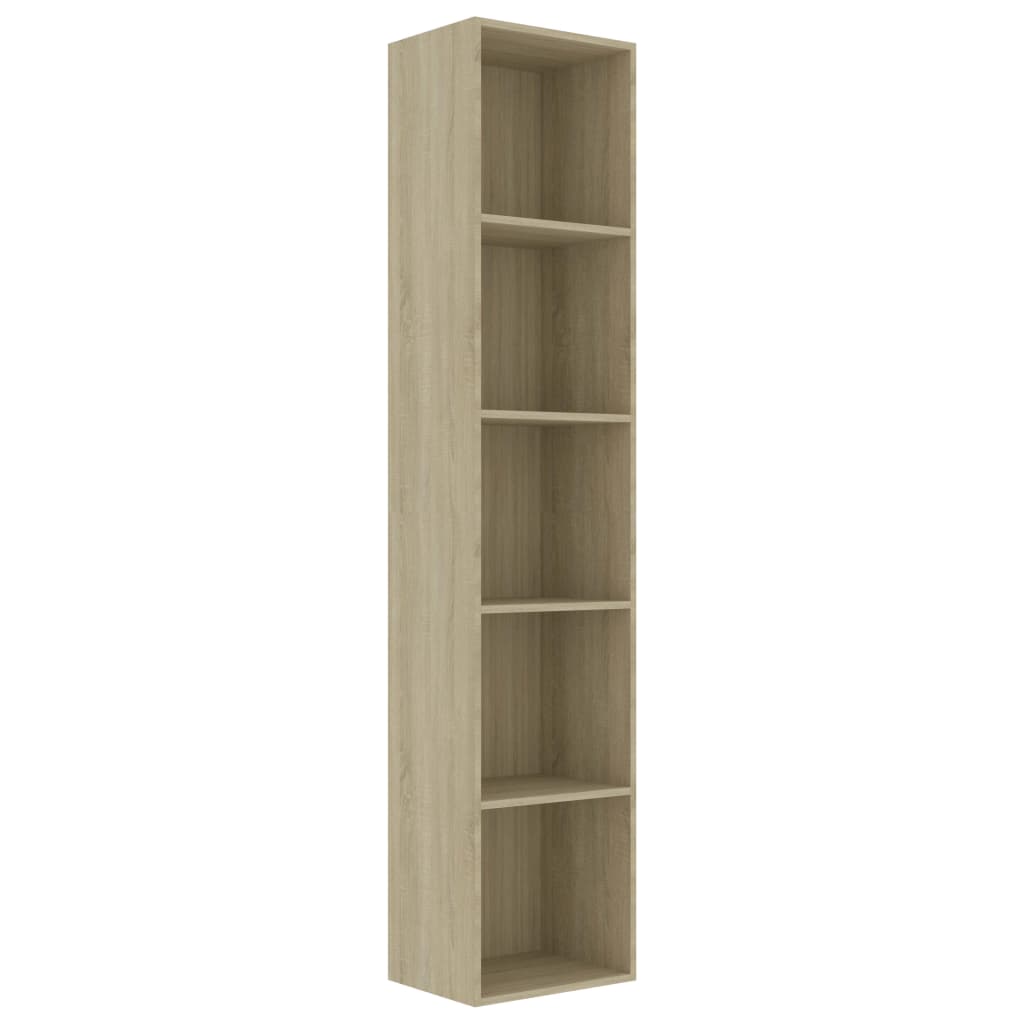 Bookshelf Sonoma Oak 40x30x189 cm Wood Material