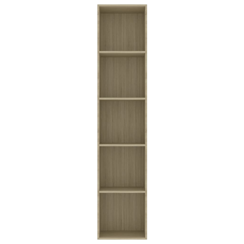 Bookshelf Sonoma Oak 40x30x189 cm Wood Material