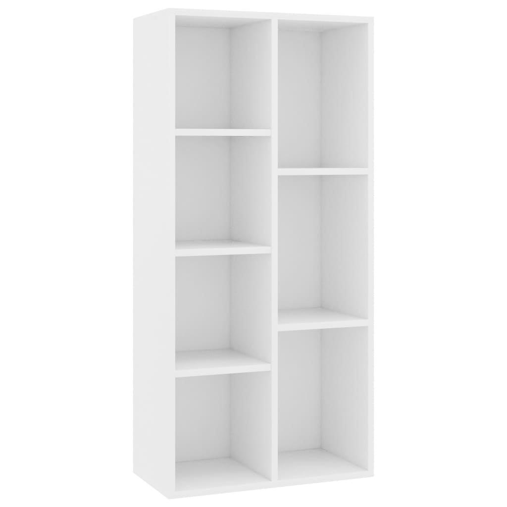 Bookshelf White 50×25×106 cm Wood Material