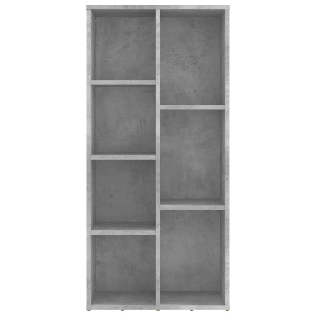 Bücherregal Betongrau 50x25x106 cm Holzwerkstoff