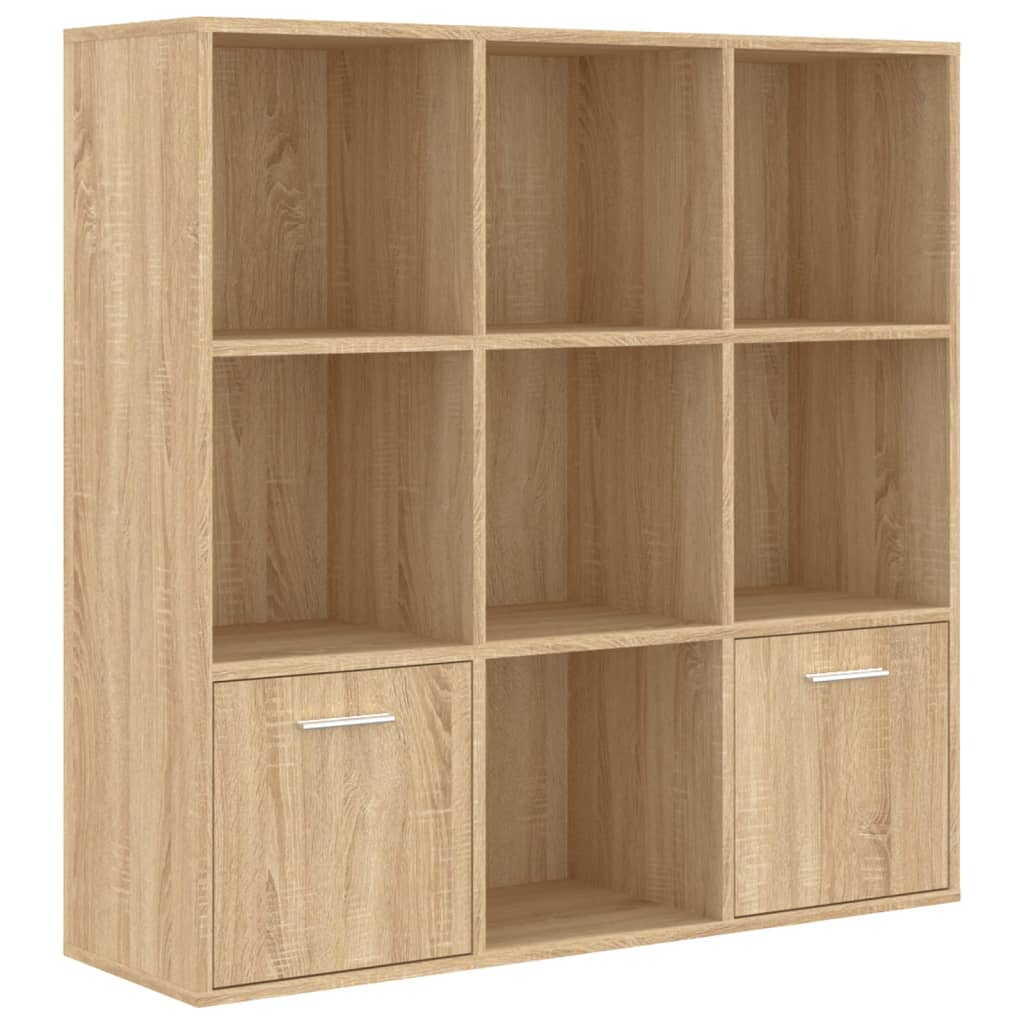 Bookshelf Sonoma Oak 98x30x98 cm Wood Material