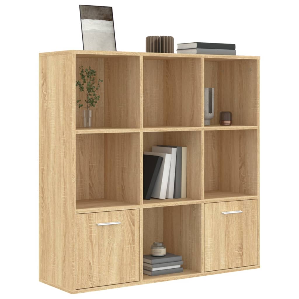 Bookshelf Sonoma Oak 98x30x98 cm Wood Material