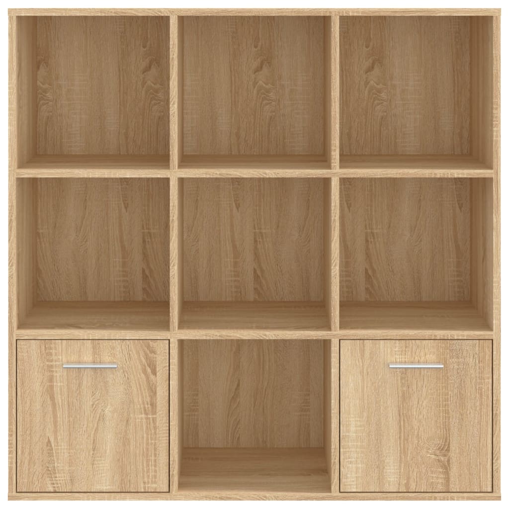 Bookshelf Sonoma Oak 98x30x98 cm Wood Material