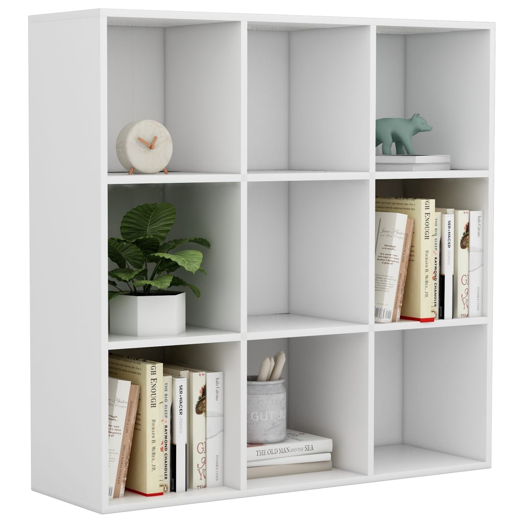 Bookshelf White 98x29x97.5 cm Wood Material