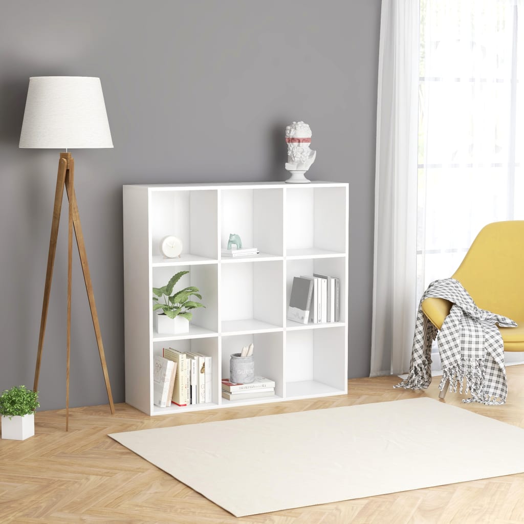 Bookshelf White 98x29x97.5 cm Wood Material