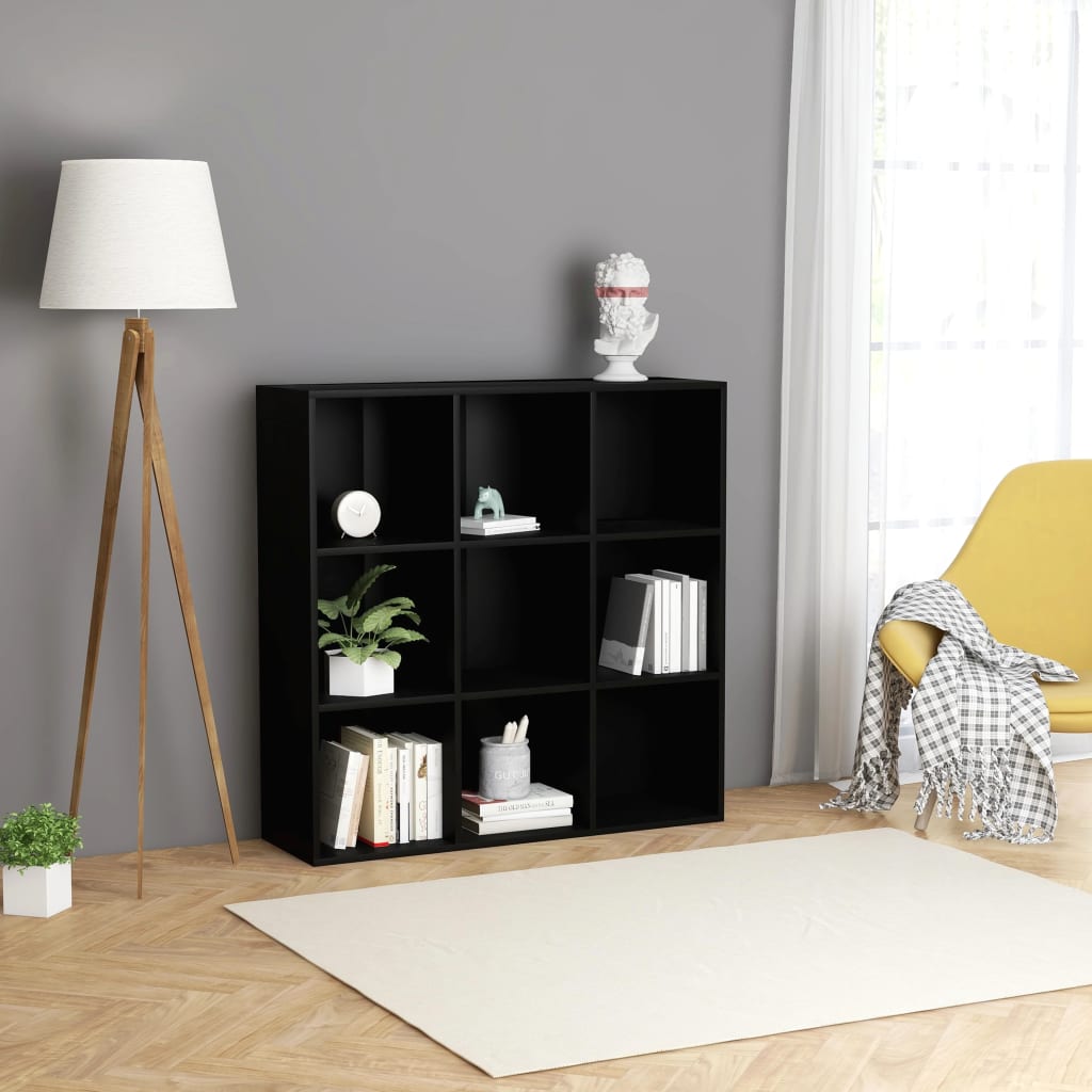 Bookshelf Black 98x29x97.5 cm Wood Material