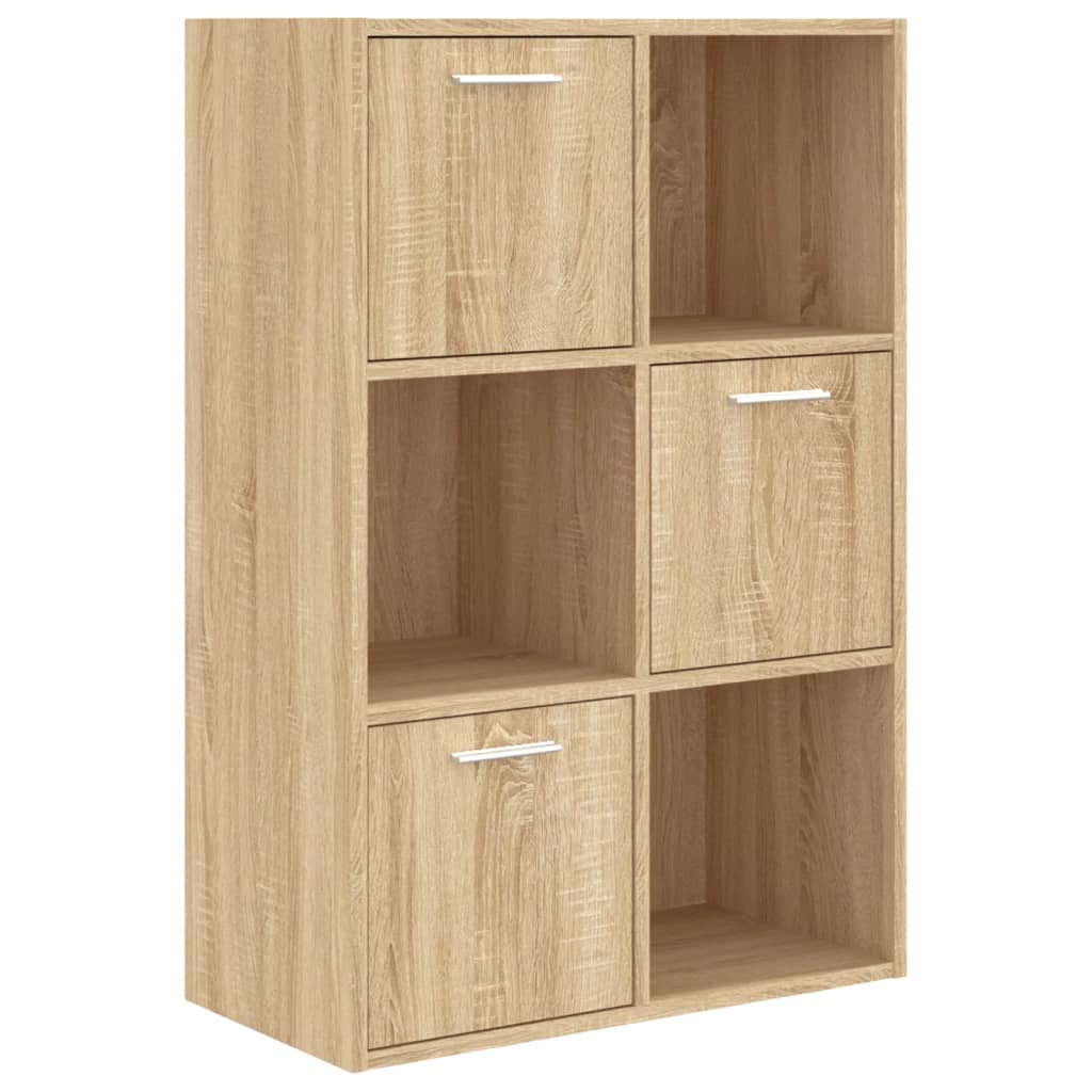 Storage Cabinet Sonoma Oak 60x29.5x90 cm Wood Material