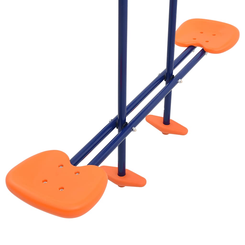 Swing set with 3 seats steel