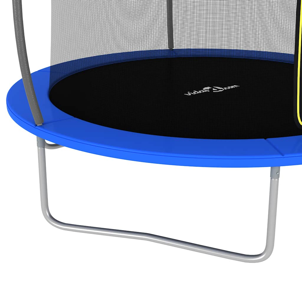 Trampoline Set Round 244×55 cm 100 kg