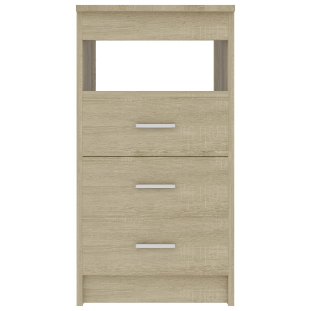 Sideboard mit Schubladen Sonoma-Eiche 40x50x76 cm Holzwerkstoff