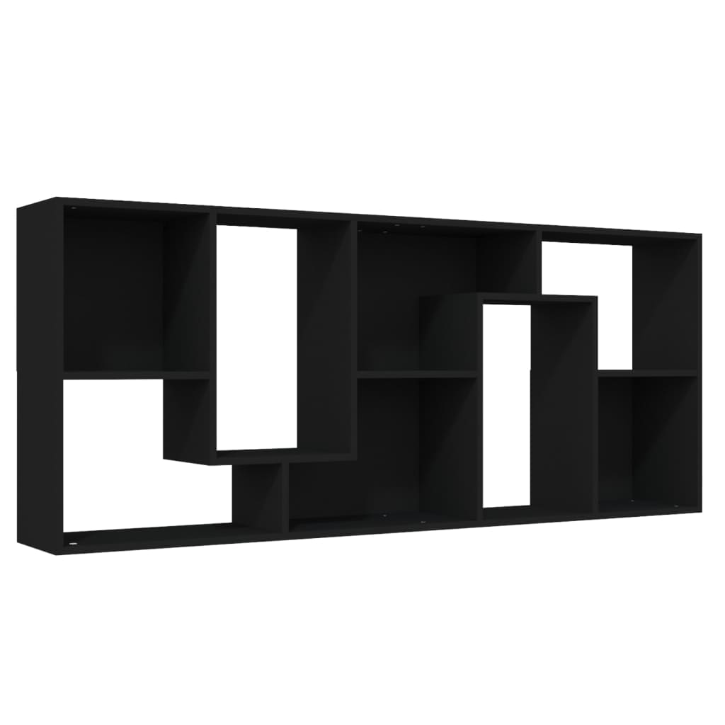 Bookshelf Black 67x24x161 cm Wood Material