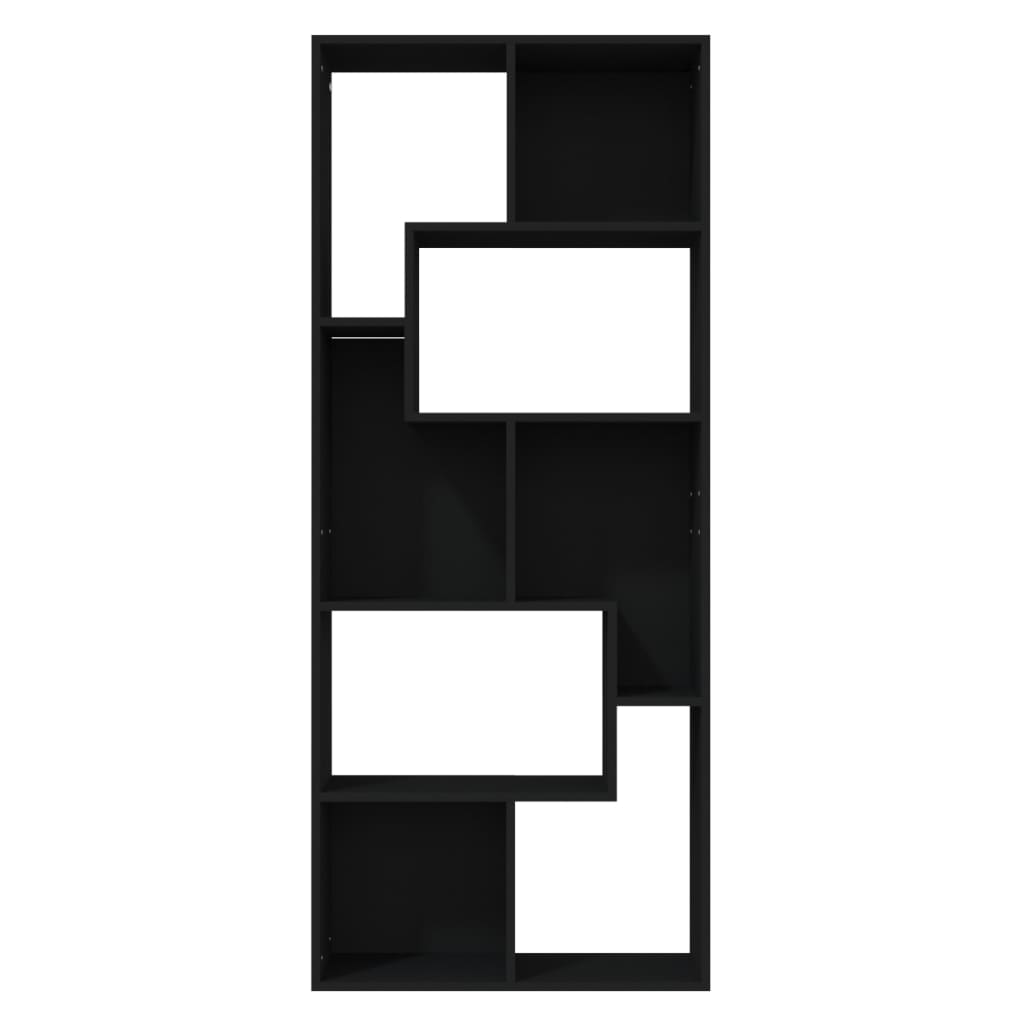 Bookshelf Black 67x24x161 cm Wood Material