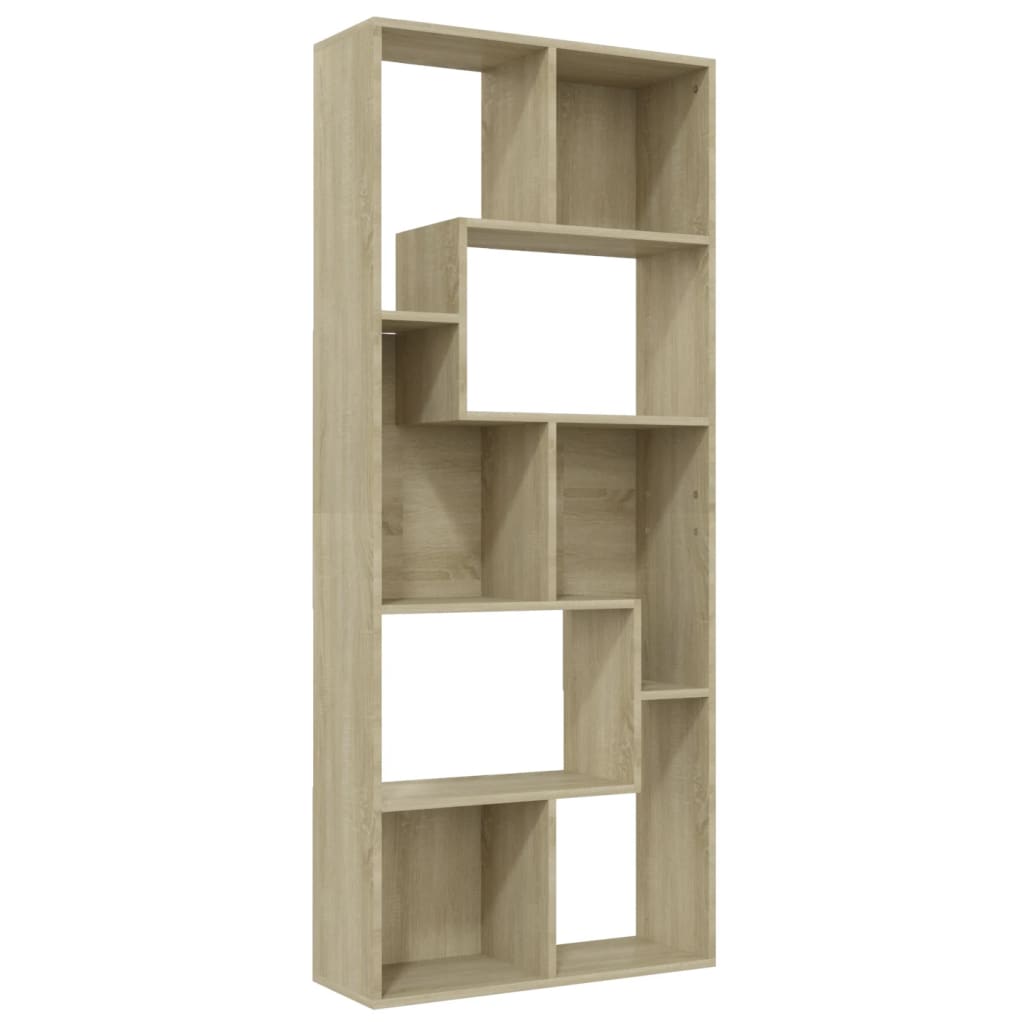 Bookshelf Sonoma Oak 67x24x161 cm Wood Material