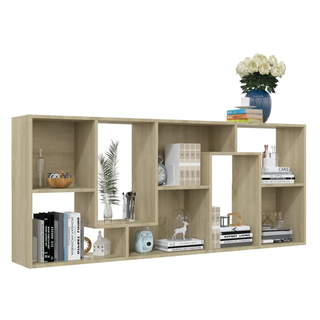 Bookshelf Sonoma Oak 67x24x161 cm Wood Material