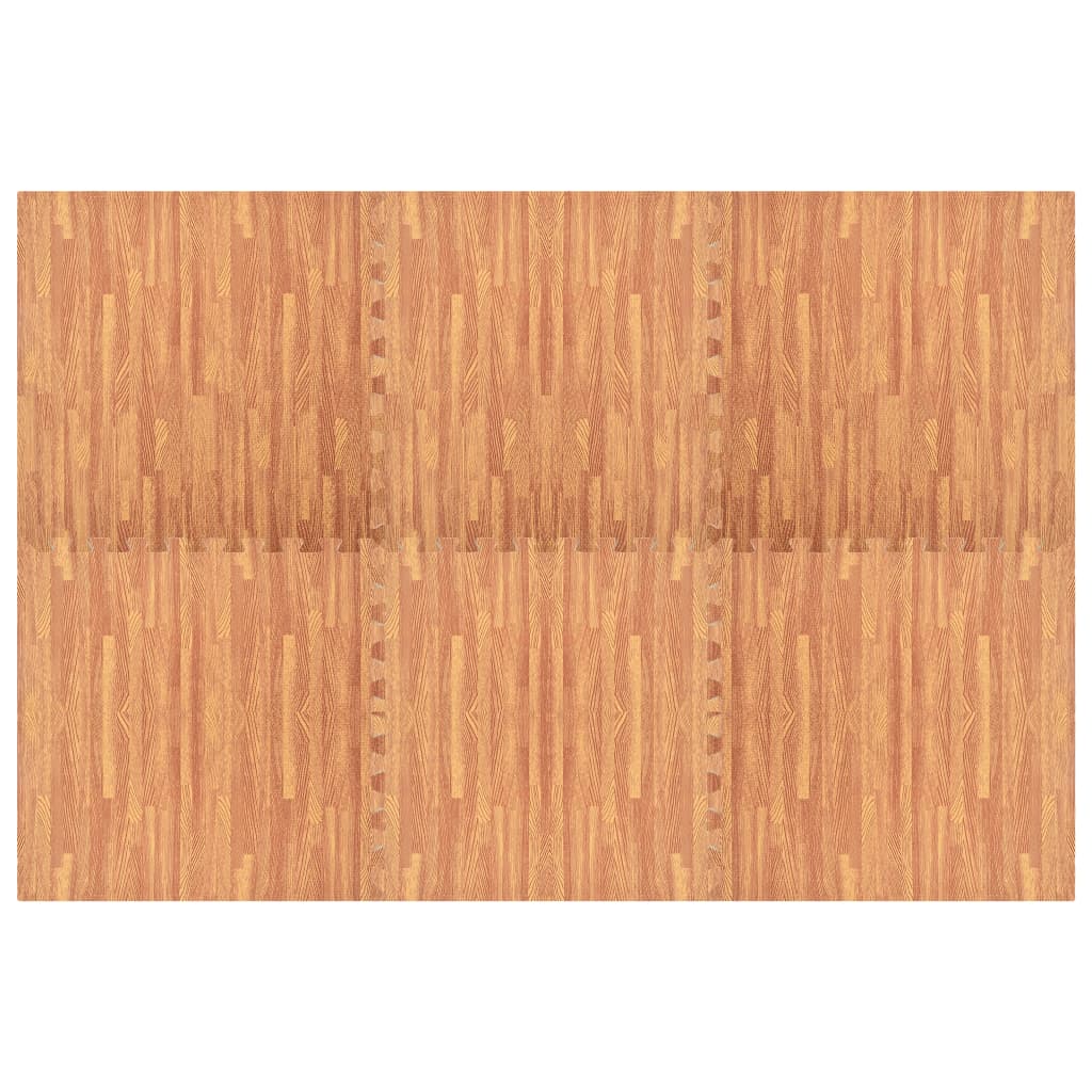 Floor mats 6 pcs. Wood grain 2.16 m² EVA foam