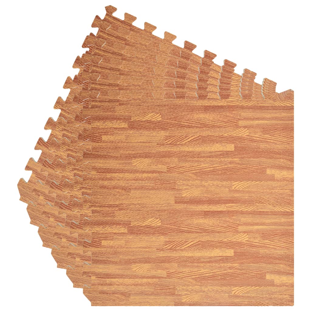 Floor mats 6 pcs. Wood grain 2.16 m² EVA foam