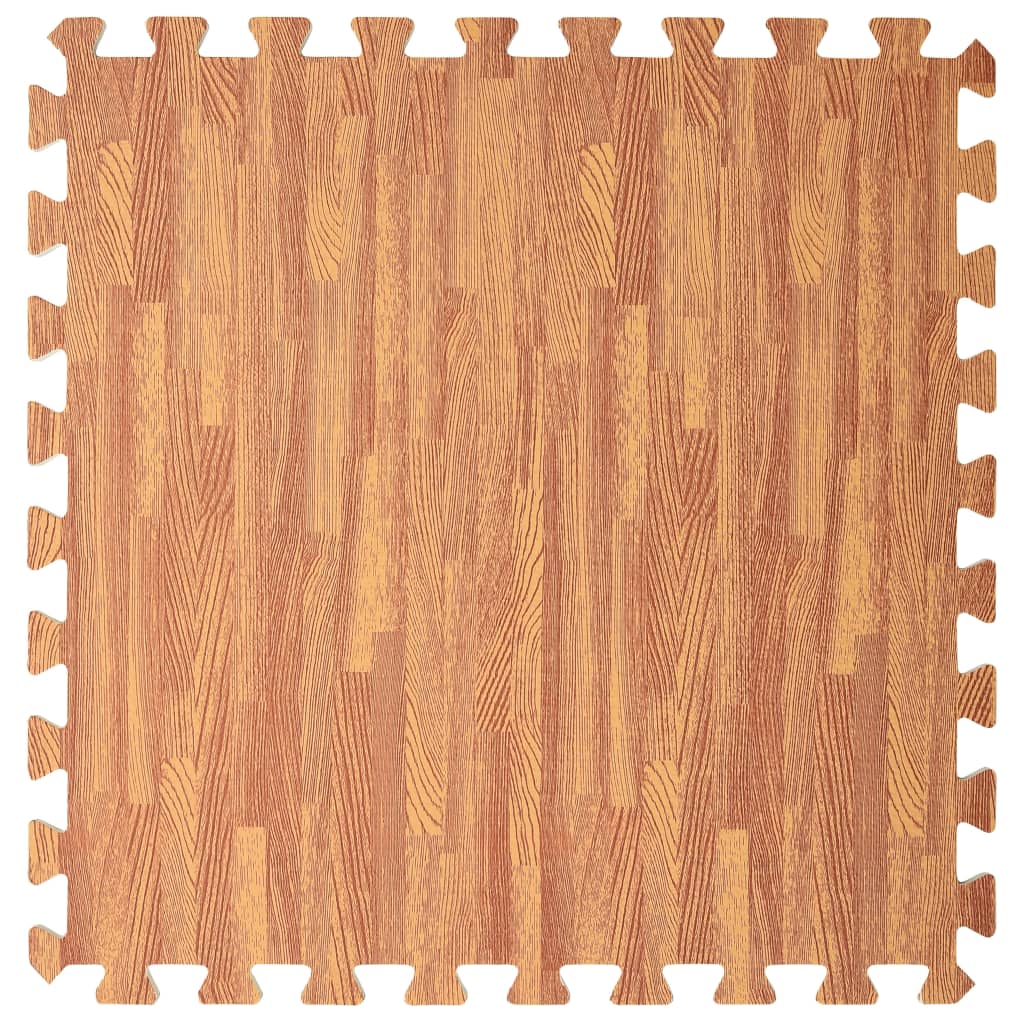 Floor mats 6 pcs. Wood grain 2.16 m² EVA foam