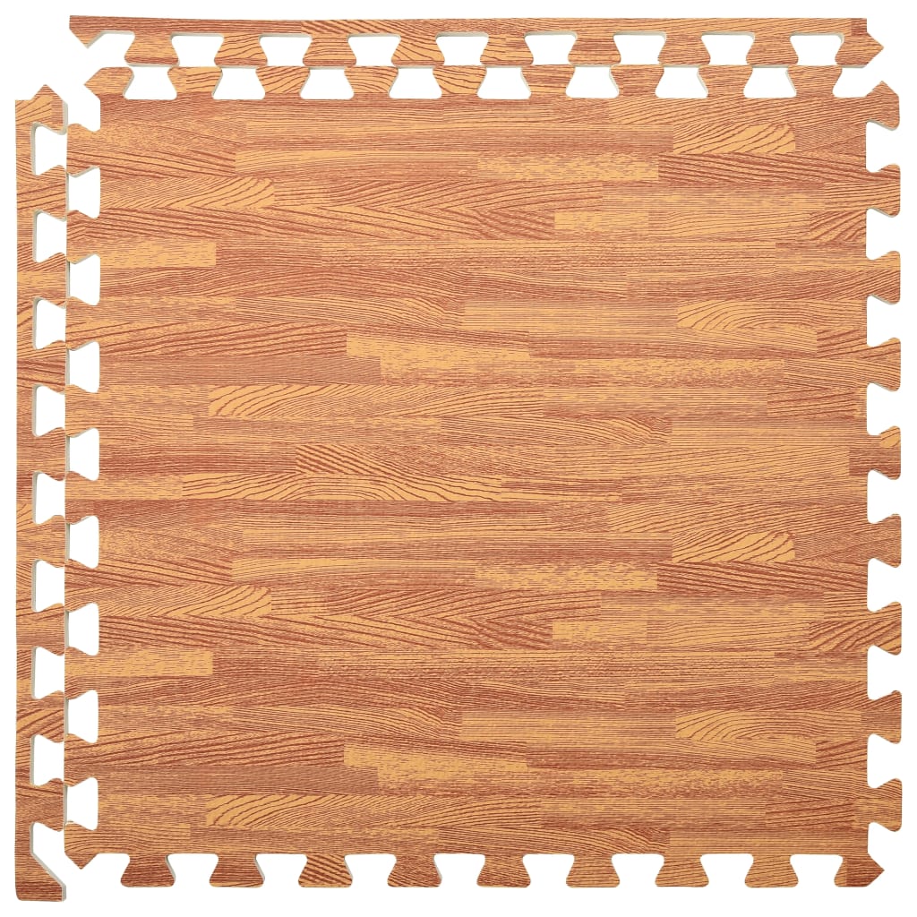 Floor mats 6 pcs. Wood grain 2.16 m² EVA foam