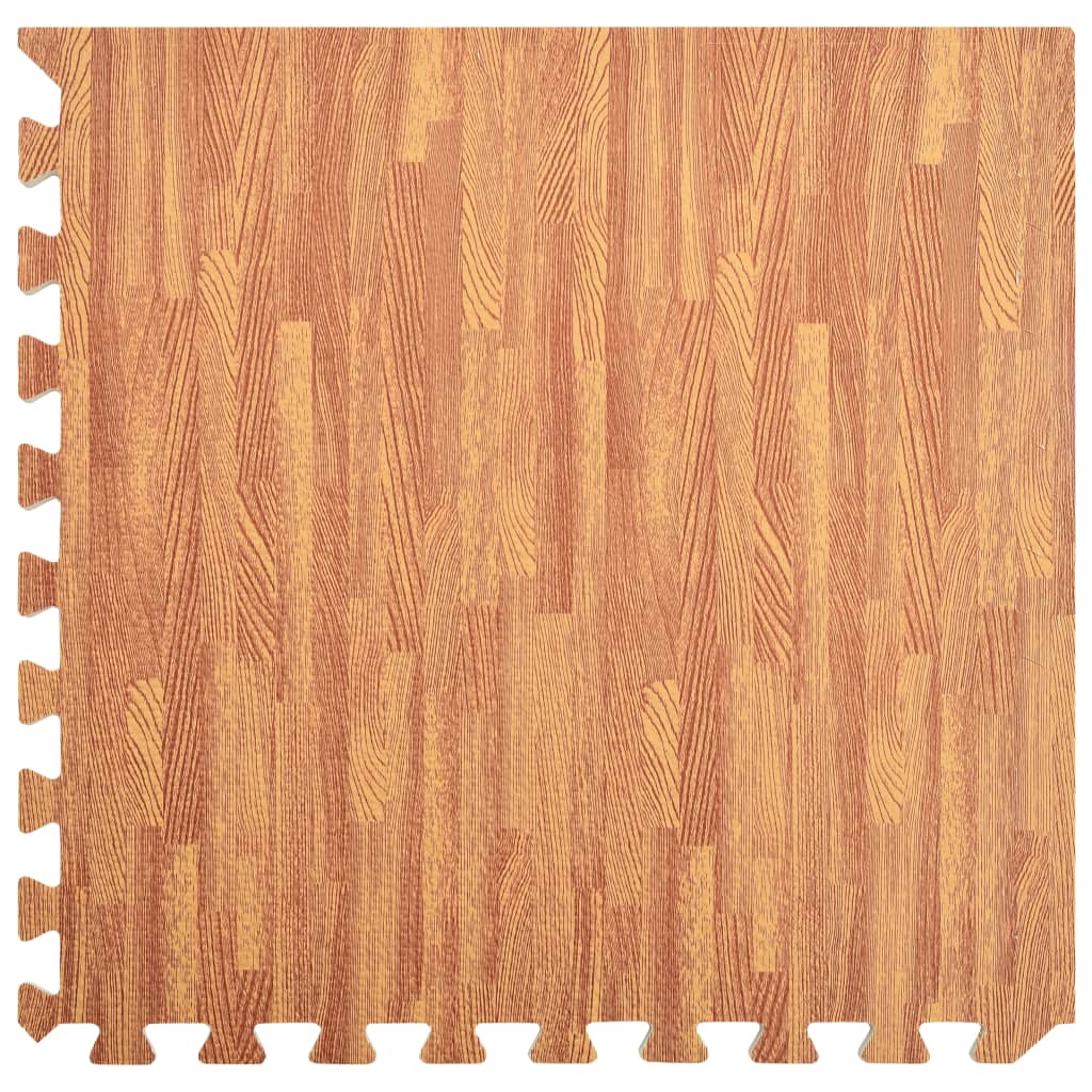 Floor mats 6 pcs. Wood grain 2.16 m² EVA foam