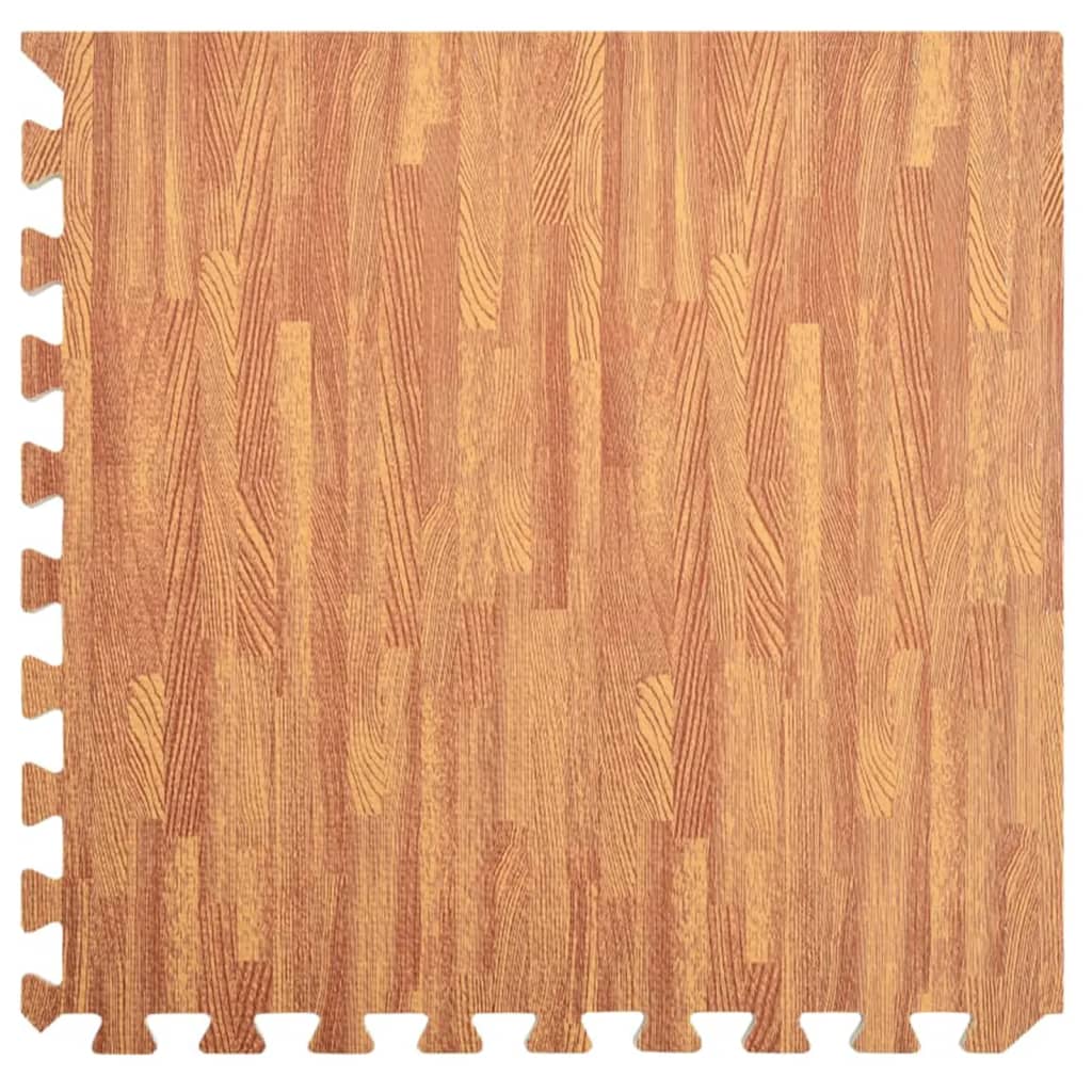 Floor mats 12 pcs. Wood grain 4.32 m² EVA foam