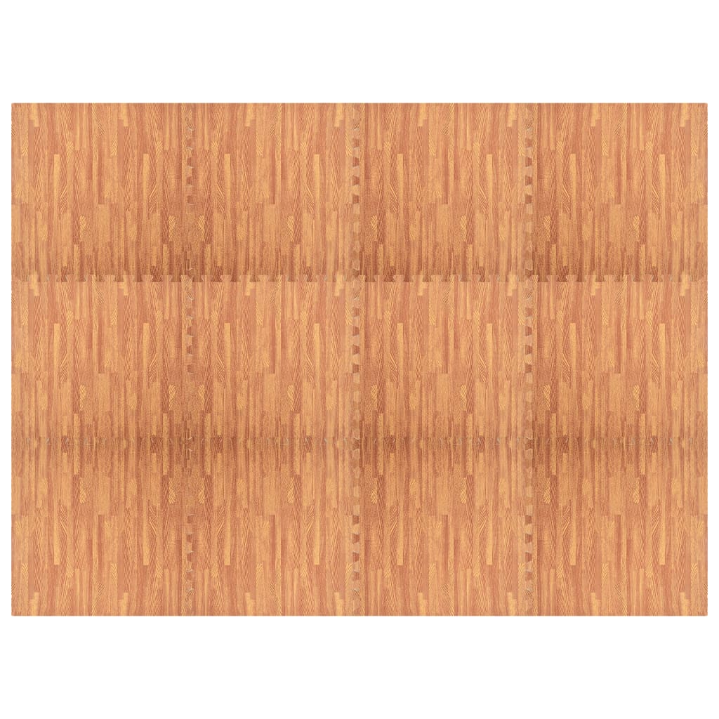 Floor mats 12 pcs. Wood grain 4.32 m² EVA foam