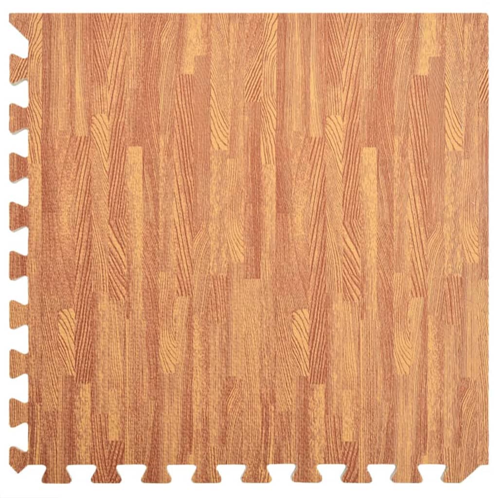 Floor mats 24 pcs. Wood grain 8.64 m² EVA foam